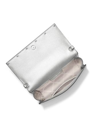 Mona Small Leather East West Clutch 