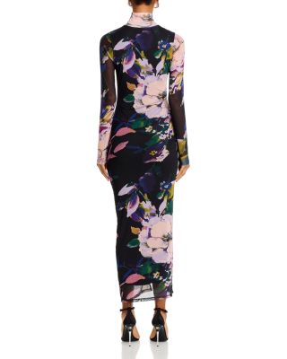 Printed Mesh Dress - Exclusive