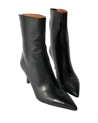 Women's Faymon Pointed Toe Mid Heel Booties 