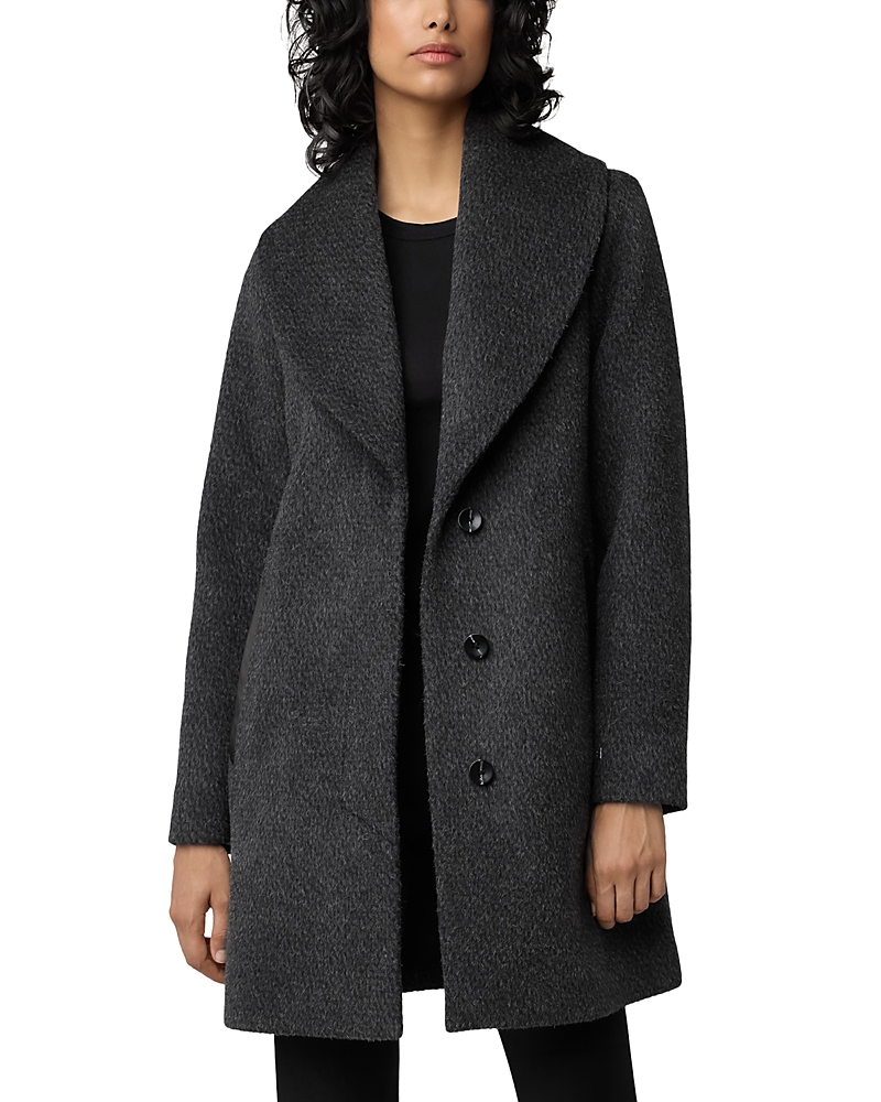 Soia & Kyo Lolli Single Breasted Shawl Collar Coat