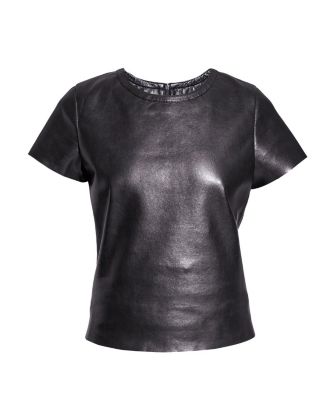  New Guard Recycled Leather Tee