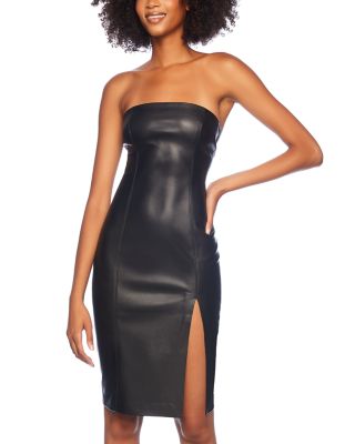 Susana Monaco - Faux Leather Tube Dress