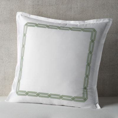 Italian Tivoli Embroidered Euro Sham, Pair - Exclusive