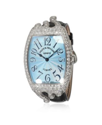 Pre-Owned Franck Muller - White Gold Cintree Curvex 7502 QZ HJ POP 30.90