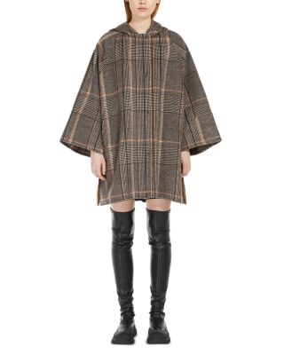 Weekend Max Mara Agitare Hooded Mixed Media Coat