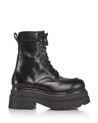 ミドルブーツ ALEXANDER WANG Women Boots 30324B027001 Black dixon buckle boot in leather in BLACK | alexanderwang®