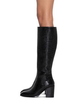 Women's Teresa Square Toe Block Heel Boots  