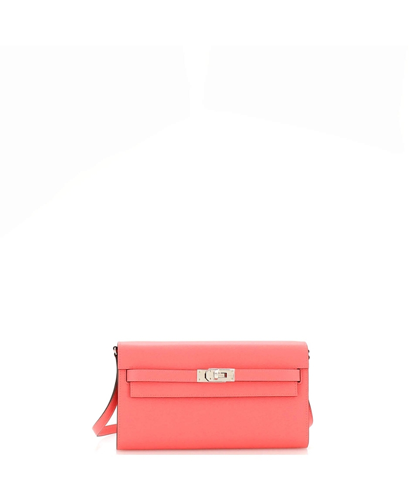 Pre-Owned Hermes Kelly To Go Wallet Evercolor
