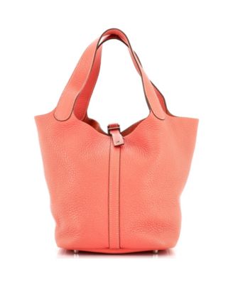 Pre-Owned Hermes Mm Picotin Lock Bag Clemence