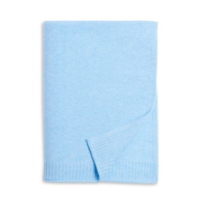 Aqua Cashmere Throw Blanket - Exclusive