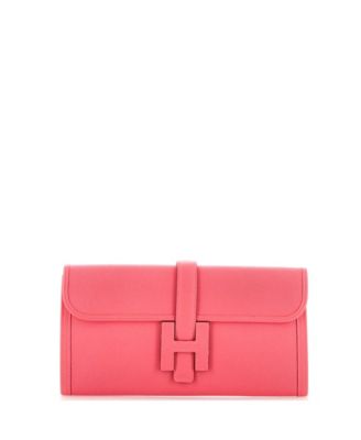 Pre-Owned Hermes 29 Jige Elan Clutch Epsom
