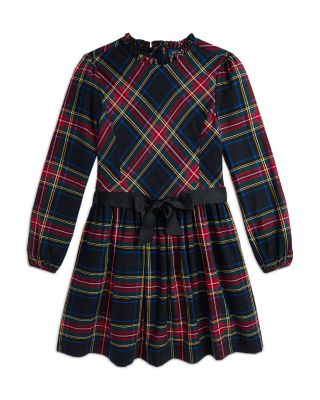 Ralph Lauren - Girls' Plaid Cotton Sateen Dress - Little Kid, Big Kid