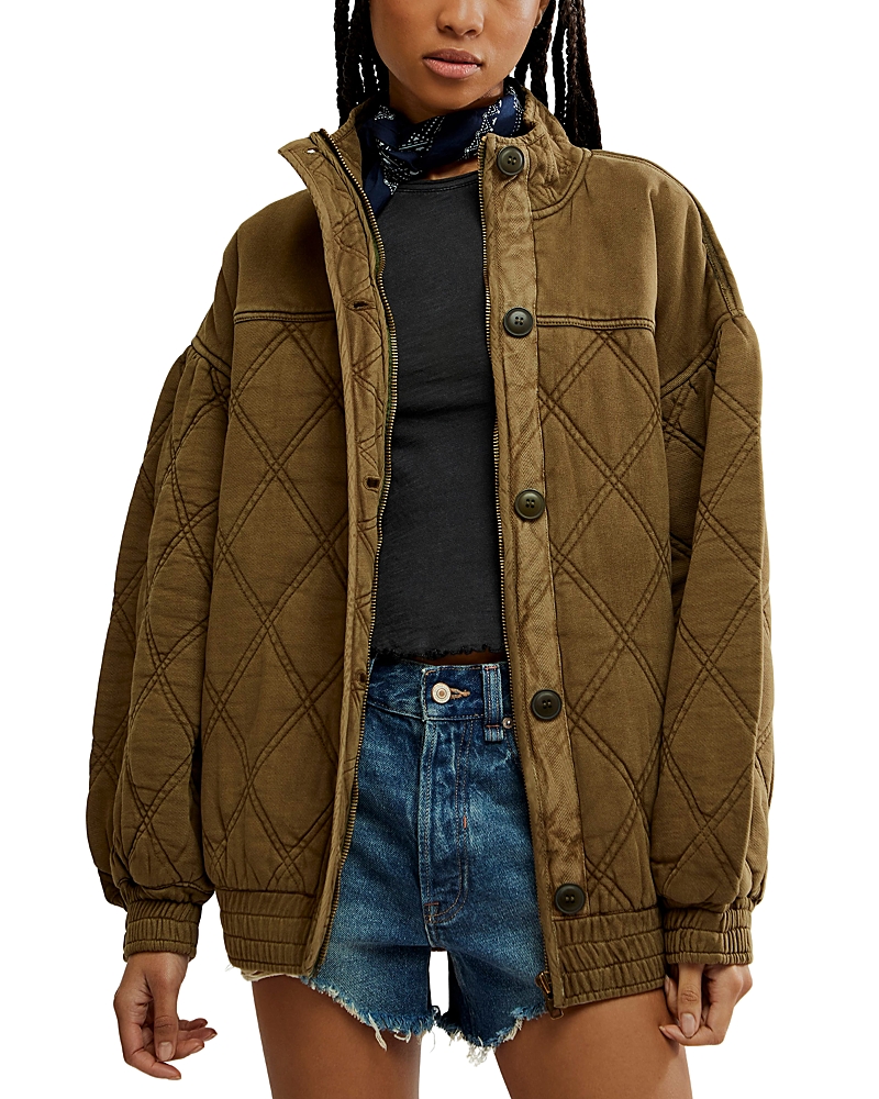 Shop Free People Juno Jacket In Laurel Oak