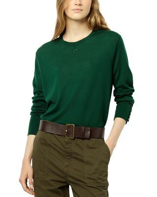 Gerard Darel Jade Merino Wool Crewneck Sweater