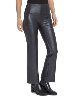 Lyssé - Elysse Foiled Faux Leather Bootcut Pants