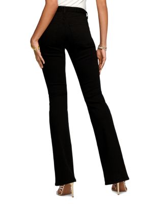 Helena High Rise Bootcut Jeans in Black