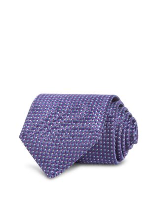 David Donahue Silk Classic Grid Tie
