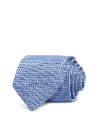 David Donahue Silk Classic Grid Tie