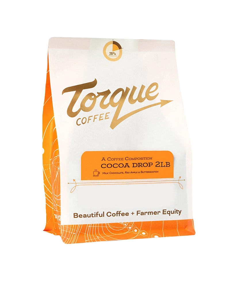 Gocoffeego - Torque Cocoa Drop Big 2lb Bulk Espresso In Brown