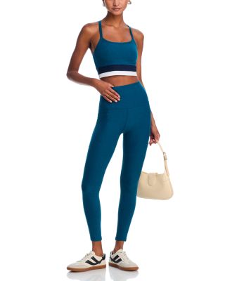 Spacedye Horizon Color Block Crop Tank Top