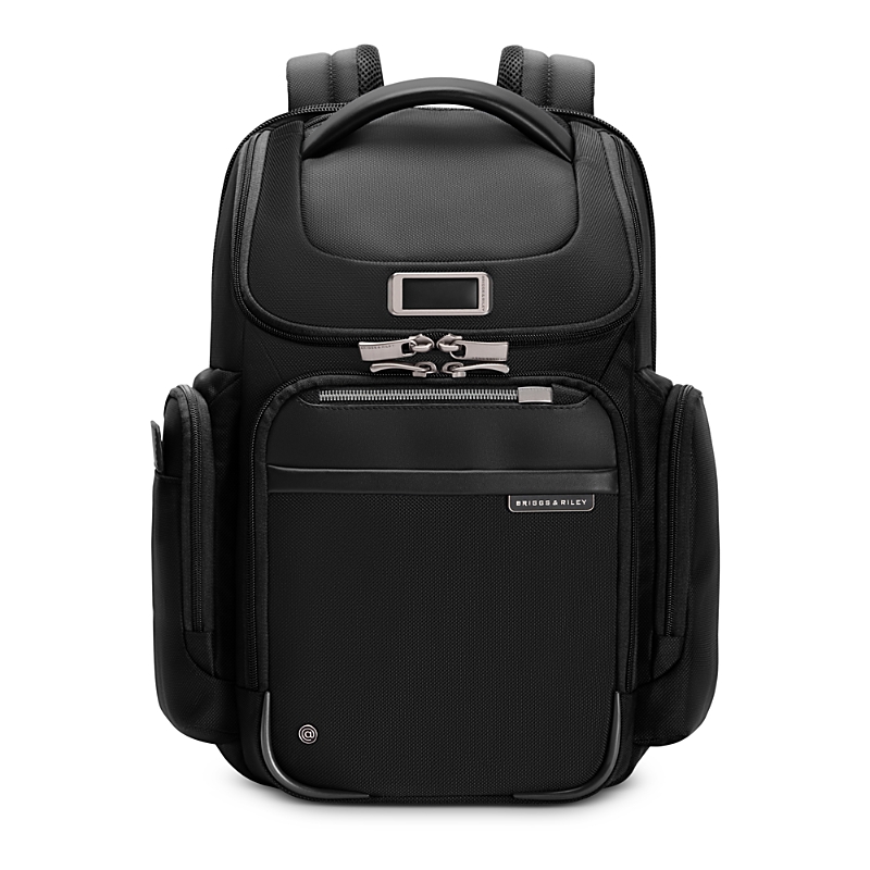 Briggs & Riley Medium Widemouth Backpack In Black
