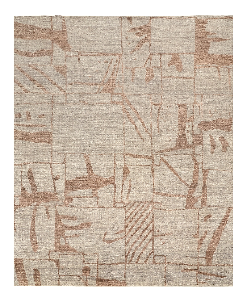 Thom Filicia Sutton T6003 Area Rug, 5'6 X 8'6 In Tan/orange