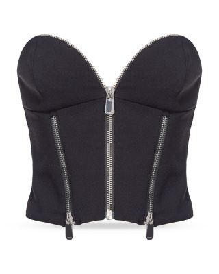 PINKO - Zip Front Sweetheart Bustier