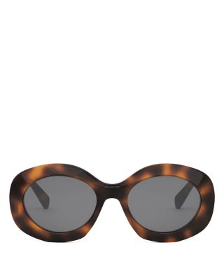 Triomphe Round Sunglasses, 54mm