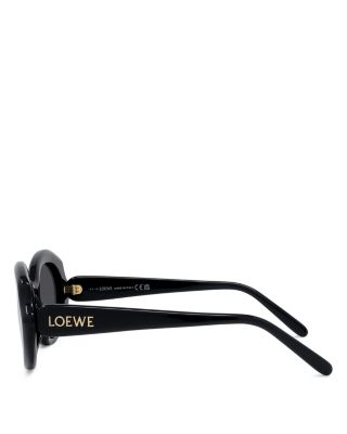 Slim Geometric Sunglasses, 54mm