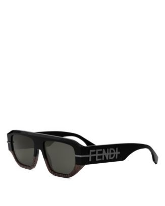 Fendi Fendigraphy Geometric Sunglasses, 54mm | Bloomingdale's