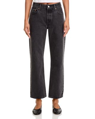 501 90s High Rise Straight Ankle Jeans in Smooth Operator