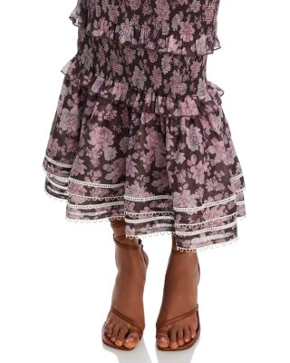 Smocked Geranium Dress 