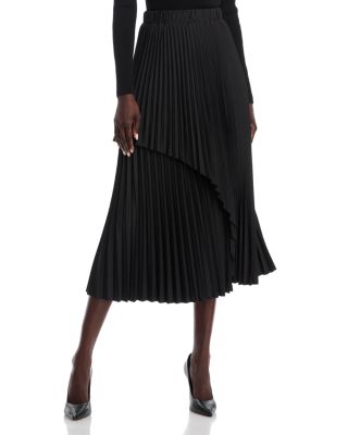 Nancy Yang - Asymmetric Pleated Skirt