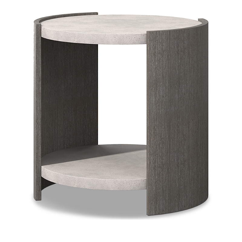 Bernhardt Prado Side Table In Dark Brown