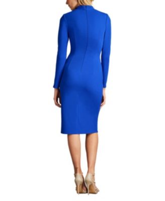Markum Long-Sleeve Flounce Dress