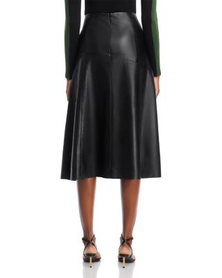 Faux Leather Skirt