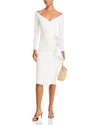 Silveria Off The Shoulder Bodycon Dress - Exclusive