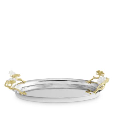 Butterfly Ginkgo Gold Medium Tray