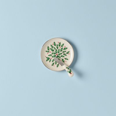 Hosting the Holidays Cheese Plate & Knife Set