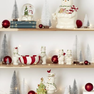 Happy Holly Days Snowmen Salt & Pepper Set