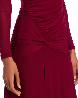 Bardot Liyana Ruched Side Midi Dress | Bloomingdale's Women