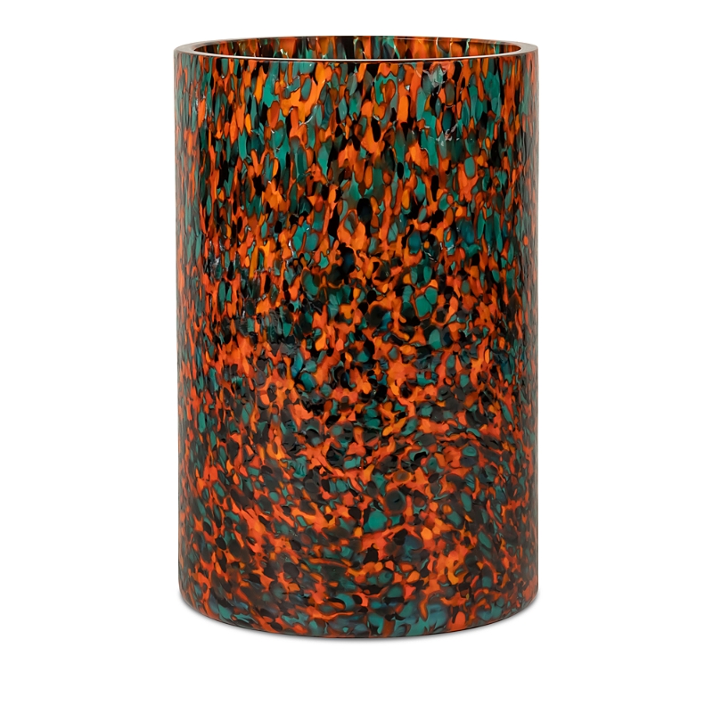 Stories Of Italy Vases Black & Topaz Uni In Black Orange