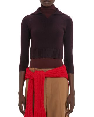 Victoria Beckham Mock Neck Sweater