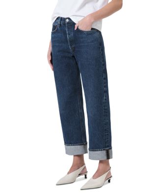 Fran High Rise Straight Jeans