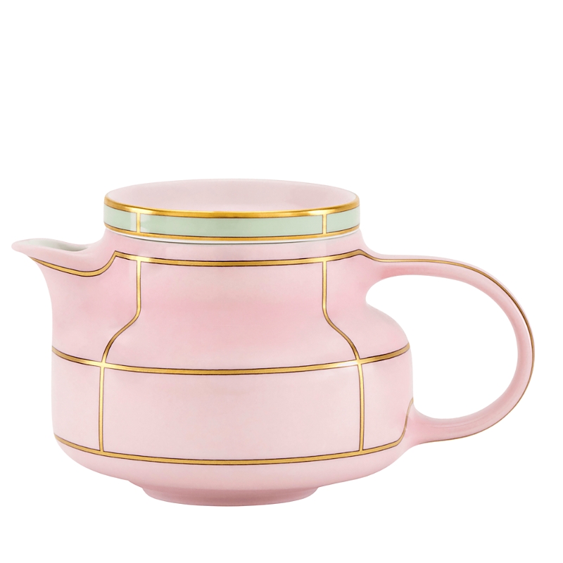 Ginori 1735 Colonna Diva Teapot With Cover In Rosa