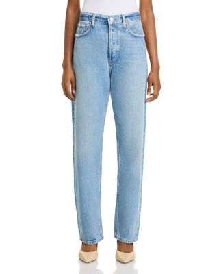 AGOLDE 90s Pinch Waist High Rise Straight Jeans in Infinite