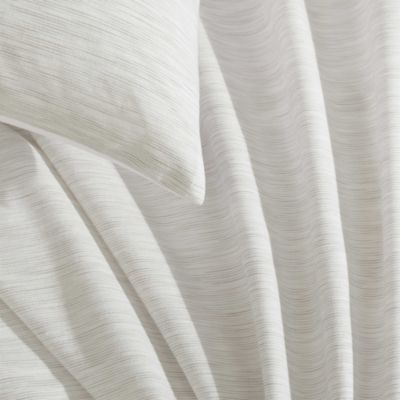 Modern Ikat Yarn Dyed Cotton 3 Piece Comforter Set, Queen