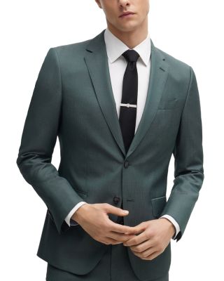 H-Huge Tonal Herringbone Slim Fit Suit