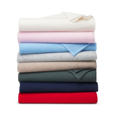Aqua Cashmere Throw Blanket - Exclusive