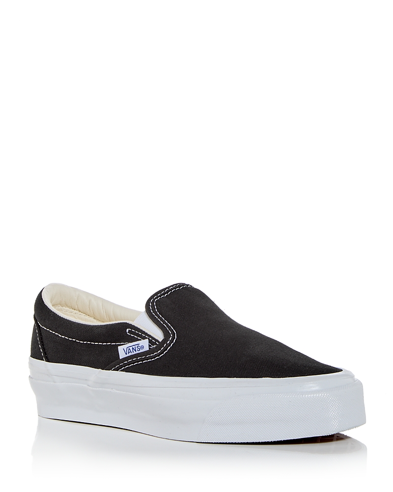 Vans Woman Sneakers Black Size 8 Textile Fibers In Black/white